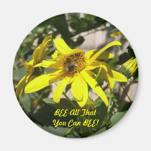 ¡ABEJA toda que usted puede ABEJA! imán