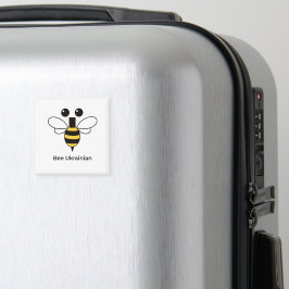 Abeja Ucraniana Monada Minimalista Imán de Abeja