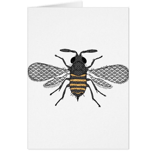 abeja vintage (Frente)