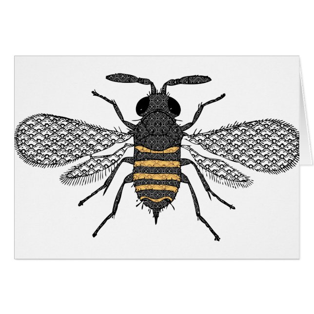 abeja vintage (Anverso (Horizontal))