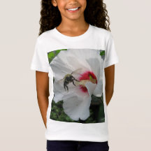 Abeja y Rosa de la camisa de Sharon