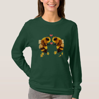 Abejas con camiseta de manga larga de LOVE-Basic