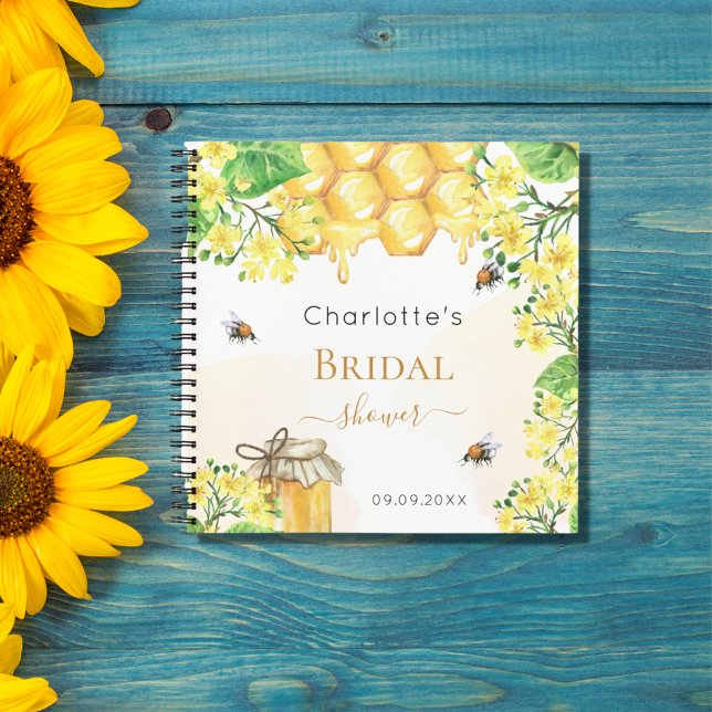 Abejas de libro de invitado miel flores amarillas  (Subido por el creador)