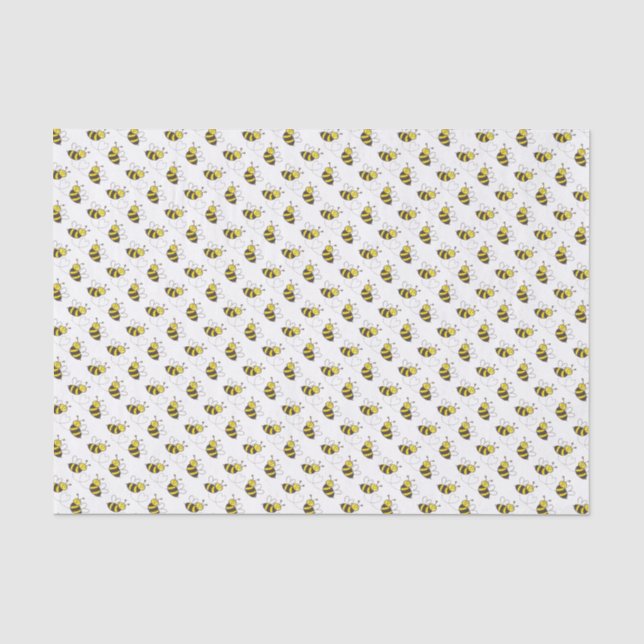 Abejas de miel con papel de tejido cardíaco (Anverso)