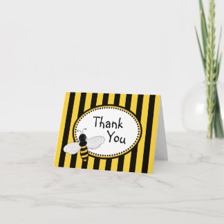 Abejas de moda Gracias Cartas de Nota