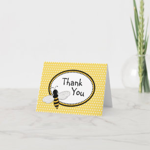 Abejas de moda Gracias Cartas de Nota