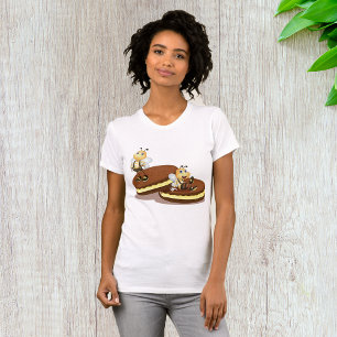 Abejas En Dos Camisetas De Biscuits Para Mujeres