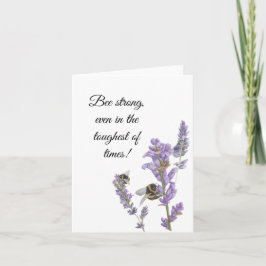 Abejas en lavanda - Tarjeta de nota Motivadora