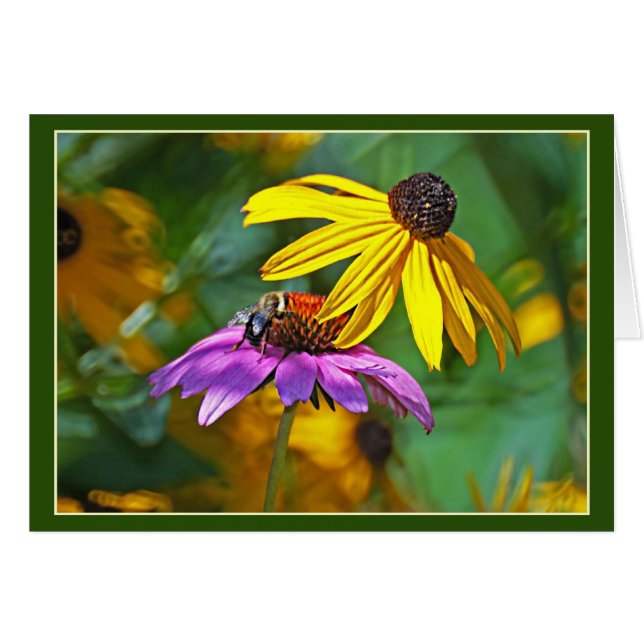 Abejas y flores (Anverso (Horizontal))