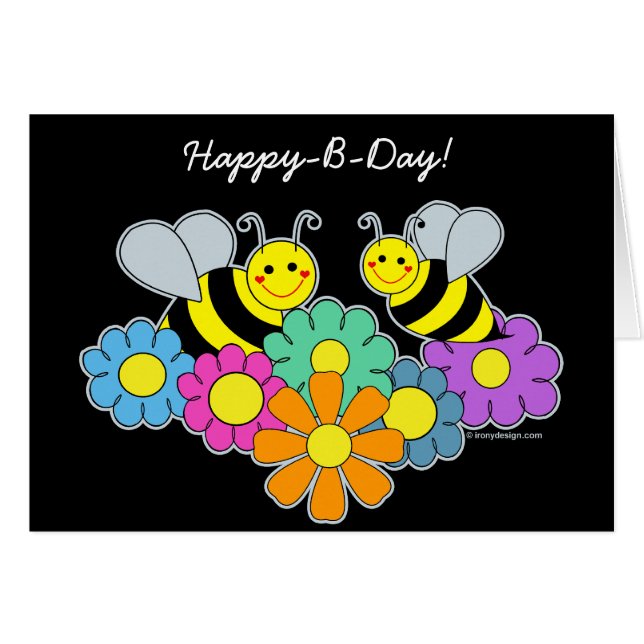 Abejas y flores (Anverso (Horizontal))