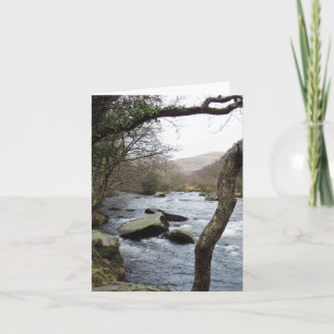 Aber Glaslyn Pass, Gales: Tarjeta de texto de la B