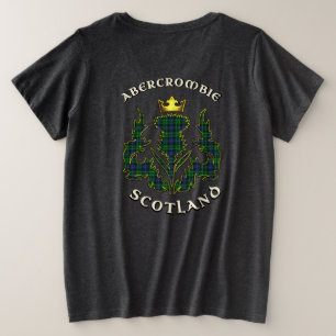 Abercrombie Clan Badge & Tartan w/Motto