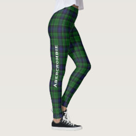 Abercrombie Personalizado Tartan Plaid Leggings