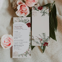 Abeto & Encaje | Programa de Boda Floral de Invier
