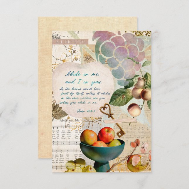 Abide a mi Fruitosa Fe (Anverso / Reverso)