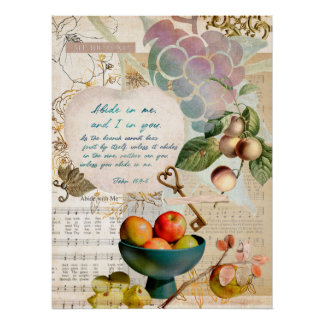 Abide a mi Poster de Fruitosa Fe