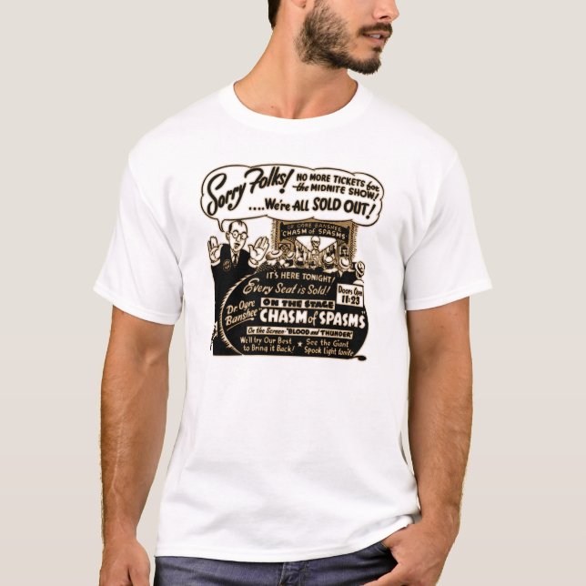Abismo de la camiseta del poster de la (Anverso)