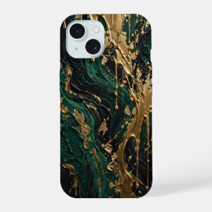 Abismo Esmeralda - Líquido Verde Negro y Oro de Lu