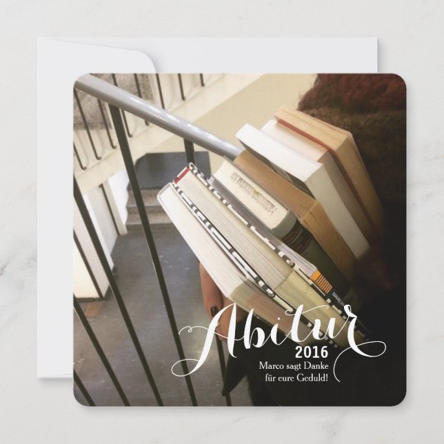 Abitur Karten (Anverso)