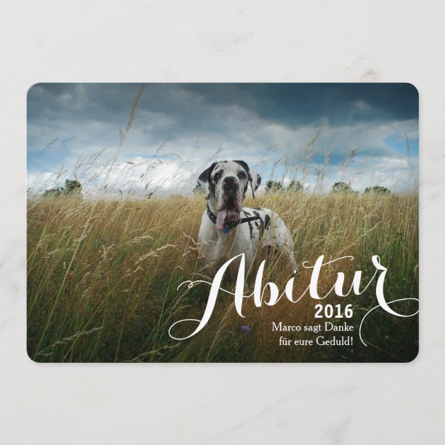 Abitur Karten (Anverso)