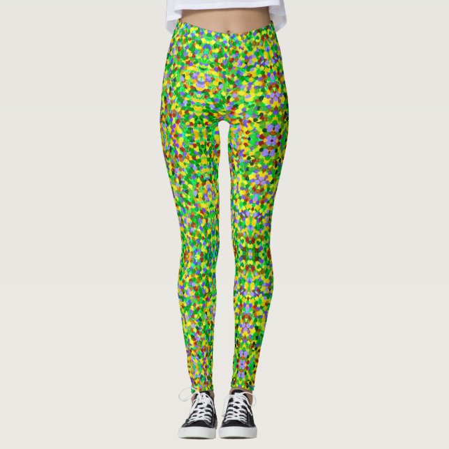 ABL - 0212 - Confetti tropical - Leggings (Anverso)