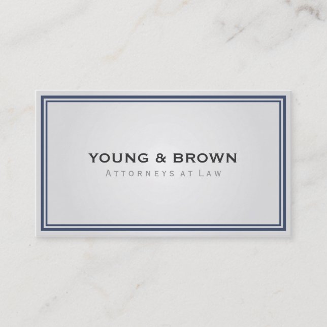 Abogado de Derecho - Tarjetas de visita (Anverso)