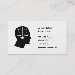 ABOGADO EN la LEY - tarjeta de visita