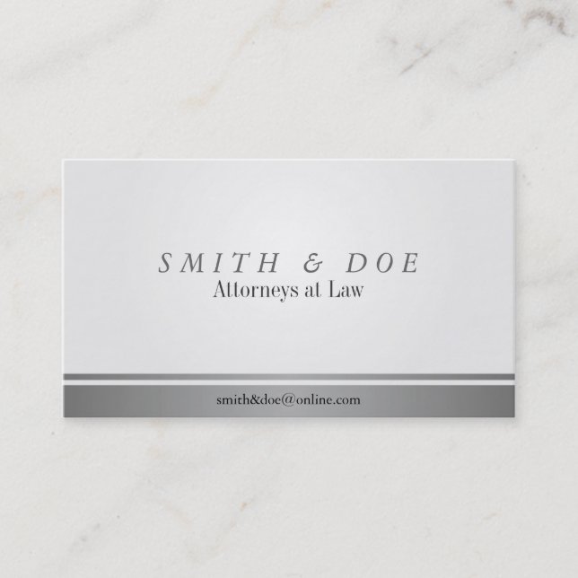 Abogado en la ley - tarjetas de visita (Anverso)