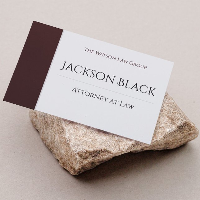 Abogado en la tarjeta de presentación de abogados (Subido por el creador)