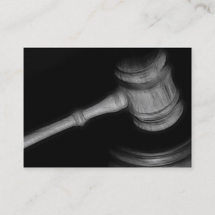 Abogado en la tarjeta de visita de la ley