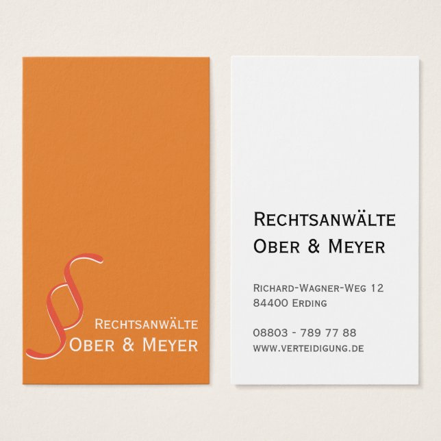 Abogado o notario (Anverso y reverso)