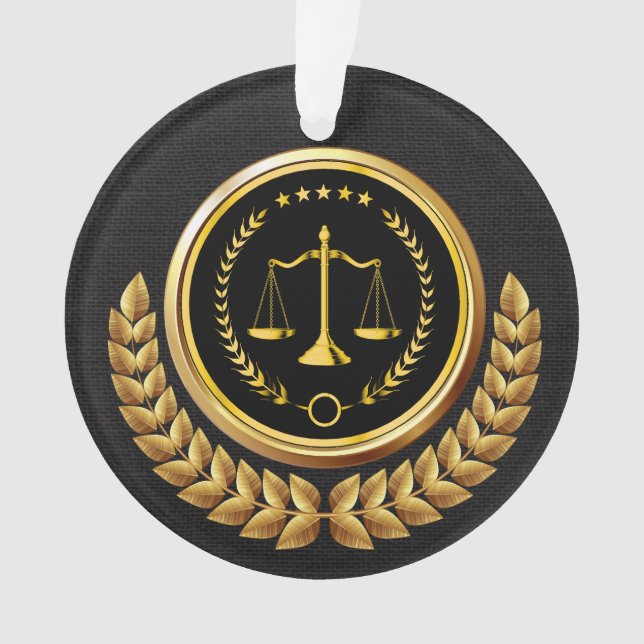 Abogado - Ornamento de la Oficina Jurídica (Anverso)