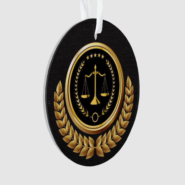 Abogado - Ornamento de la Oficina Jurídica (Anverso)