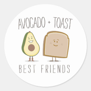 Abogado + Toast Mejor Pegatina de Amigos