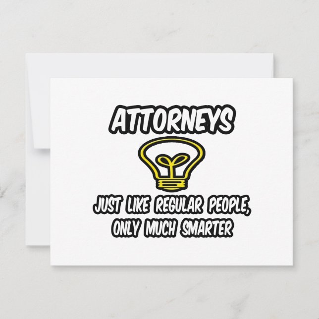 Abogados... Como gente común, sólo más inteligente (Anverso)