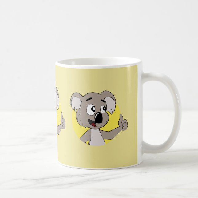 Abono de Koala personalizado taza de café (Derecha)