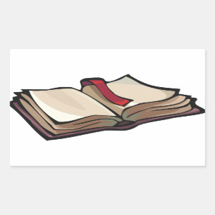 Abra a los pegatinas del libro