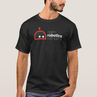 Abra la camiseta de Robotics Company