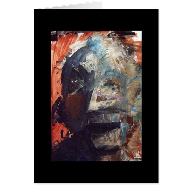 abra la máscara de la boca (la tarjeta) (Frente)