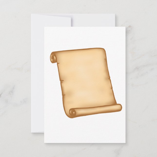 Abra las invitaciones de la voluta (Anverso)