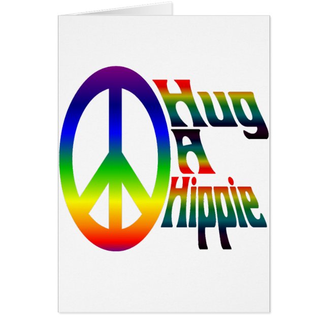 abrace a un hippie (Frente)