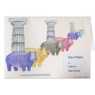 ¡Abrace un hipopótamo!