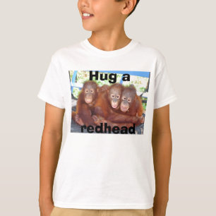 Abrace un Redhead (la camiseta del orangután)