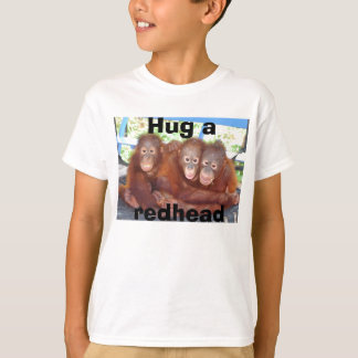 Abrace un Redhead (la camiseta del orangután)