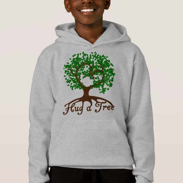 Abrace una sudadera con capucha de la juventud del (Anverso)