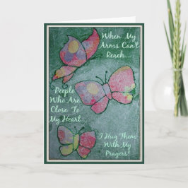 Abrácele con mi tarjeta de felicitación de los