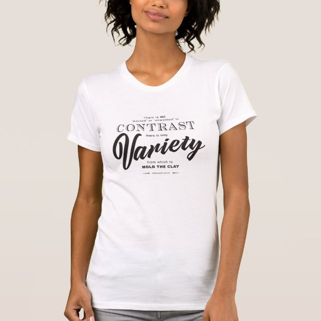 Abraham-Hicks / Contrasta camiseta femenina (Anverso)
