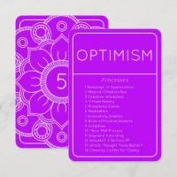 Abraham Hicks Optimismo Ley de Tarjeta de Atracció