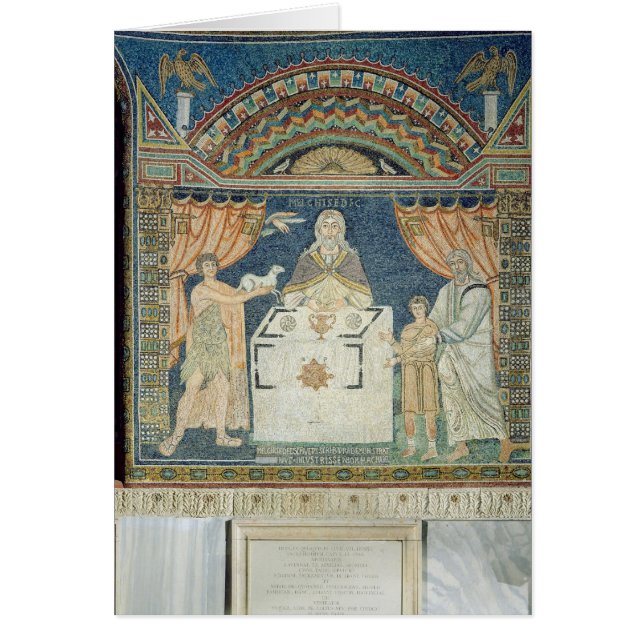 Abraham, Isaac y Melchisedech (Frente)