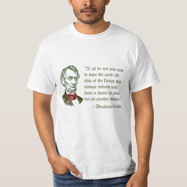 Abraham Lincoln en la camiseta de la libertad (Anverso)